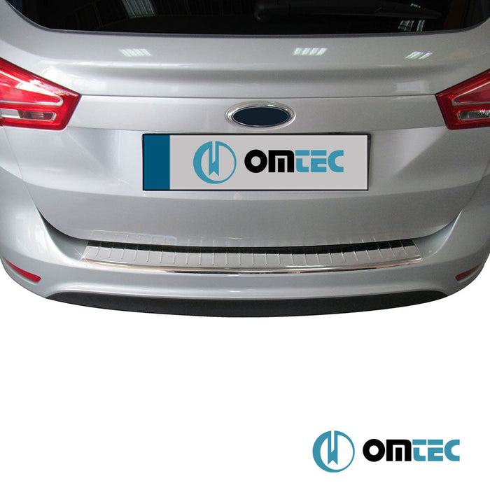 Arka Tampon Eşiği Paslanmaz Çelik (Parlak) - Ford B - Max - MPV I - (2012 - 2017)