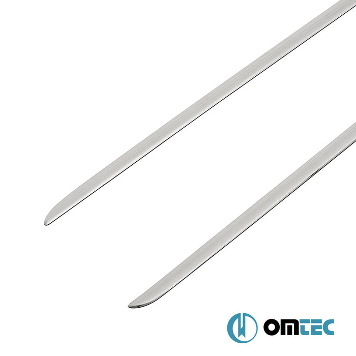 Yan Kapı Çıtası 4 Prç. Paslanmaz Çelik (Parlak) - Ford B - Max - MPV I - (2012 - 2017)