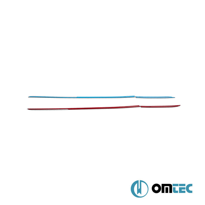 Yan Kapı Çıtası 4 Prç. Paslanmaz Çelik (Parlak) - Ford B - Max - MPV I - (2012 - 2017)