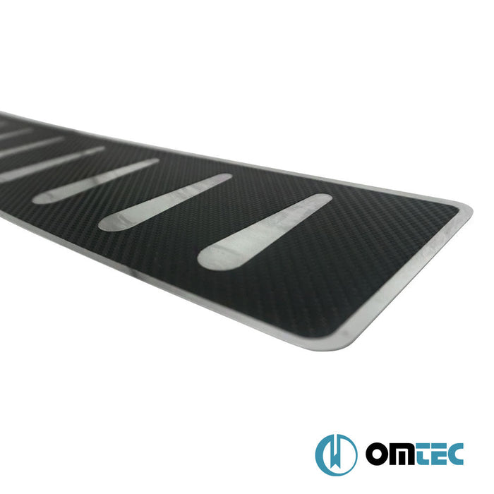 Karbon Folyolu Arka Tampon Eşiği Paslanmaz Çelik - Ford Kuga - SUV C520 - (2013 - 2020)