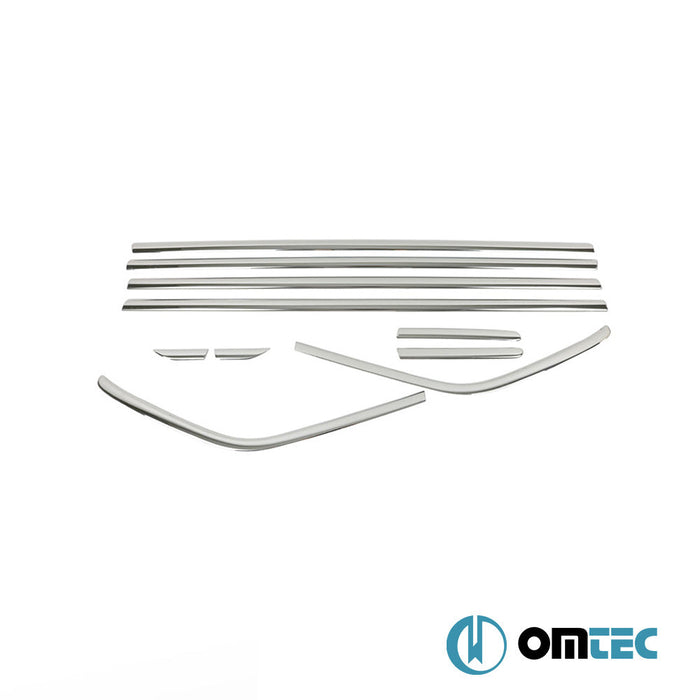 Cam Çıtası 10 Prç. Paslanmaz Çelik (Parlak) - Ford Kuga - SUV C520 - (2013 - 2020)