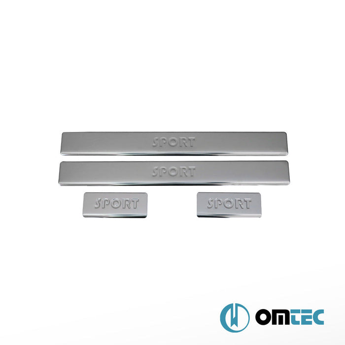 Sport Kapı Eşiği 4 Prç. Paslanmaz Çelik (Parlak) - Ford Mondeo - SD CD391 - (2014 - 2022)