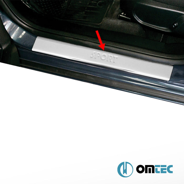 Sport Kapı Eşiği 4 Prç. Paslanmaz Çelik (Parlak) - Ford Mondeo - SD CD391 - (2014 - 2022)