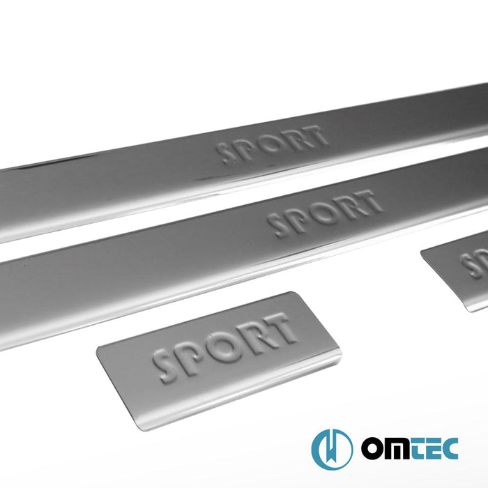 Sport Kapı Eşiği 4 Prç. Paslanmaz Çelik (Parlak) - Ford Mondeo - SD CD391 - (2014 - 2022)