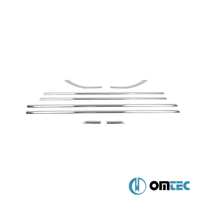 Cam Çıtası 8 Prç. Paslanmaz Çelik (Parlak) - Ford Mondeo - SD CD391 - (2014 - 2022)