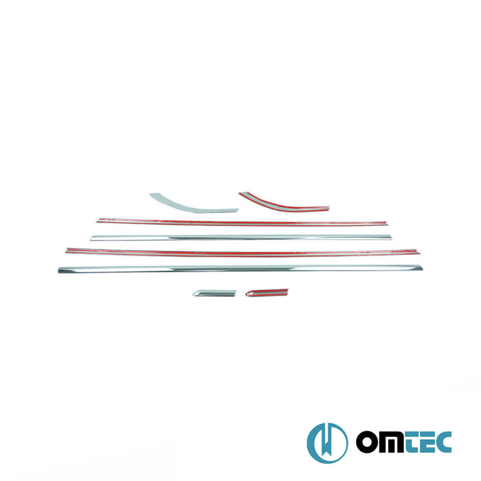 Cam Çıtası 8 Prç. Paslanmaz Çelik (Parlak) - Ford Mondeo - SD CD391 - (2014 - 2022)