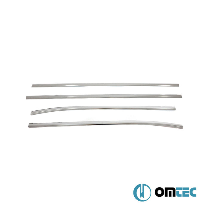 Cam Çıtası 4 Prç. Paslanmaz Çelik (Parlak) - Ford Ranger - PK T6 FL II - (2019 - 2022)