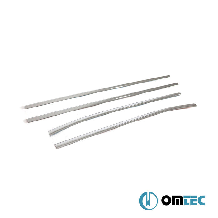 Cam Çıtası 4 Prç. Paslanmaz Çelik (Parlak) - Ford Ranger - PK T6 FL II - (2019 - 2022)