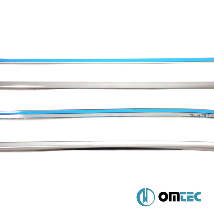 Cam Çıtası 4 Prç. Paslanmaz Çelik (Parlak) - Ford Ranger - PK T6 FL II - (2019 - 2022)