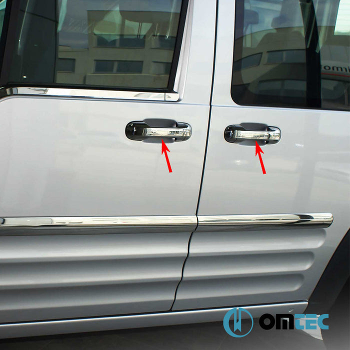 Kapı Kolu 5 Kapı 10 Prç. Paslanmaz Çelik (Parlak) - Ford Transit Connect - MVN P65 - (2002 - 2014)