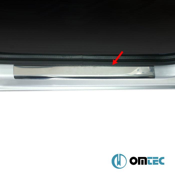 Line Kapı Eşiği 2 Prç. Paslanmaz Çelik (Parlak) - Ford Tourneo Connect - MVN P65 - (2002 - 2014)