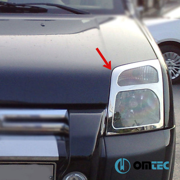 Far Çerçevesi 2 Prç. ABS Krom - Ford Transit Connect - MVN P65 - (2002 - 2014)