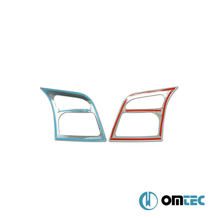 Far Çerçevesi 2 Prç. ABS Krom - Ford Transit Connect - MVN P65 - (2002 - 2014)