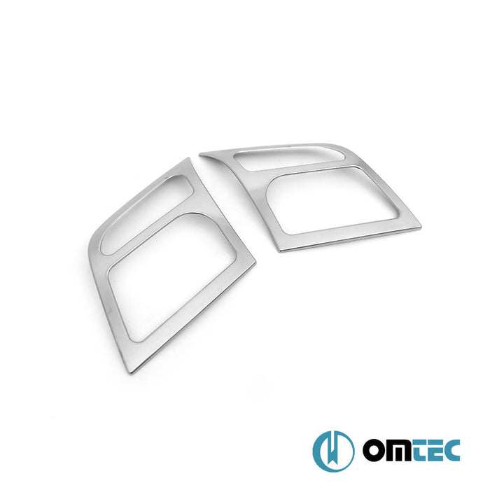 Far Çerçevesi 2 Prç. ABS Saten Krom - Ford Tourneo Connect - MVN P65 - (2002 - 2014)