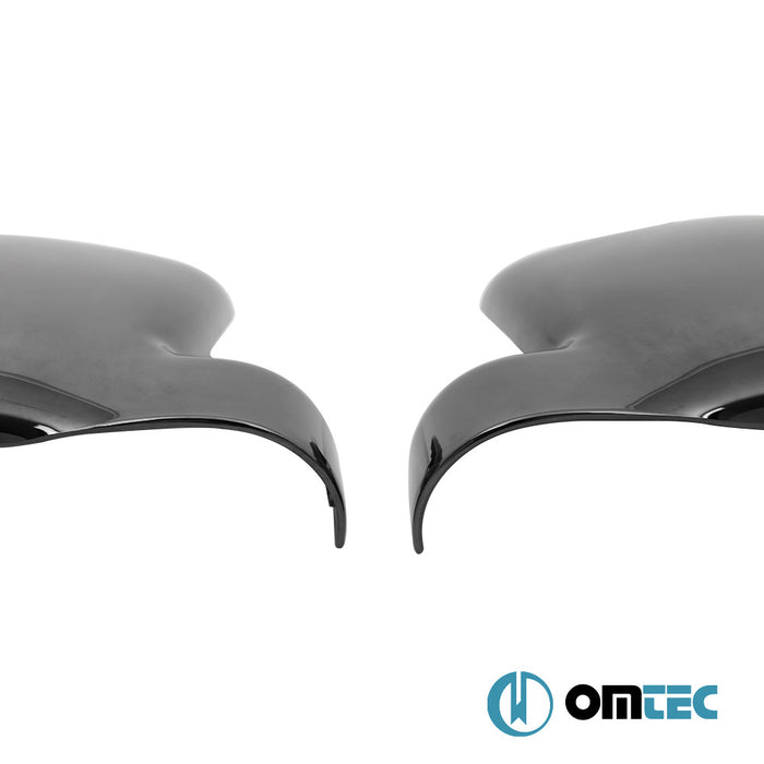 Ayna Kapağı 2 Prç. Abs Siyah Krom - Ford Tourneo Connect - MVN P65 PRE - FL - (2002 - 2009)