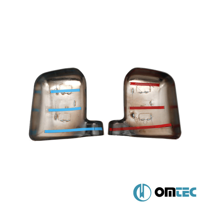 Ayna Kapağı 2 Prç. Abs Siyah Krom - Ford Tourneo Connect - MVN P65 PRE - FL - (2002 - 2009)