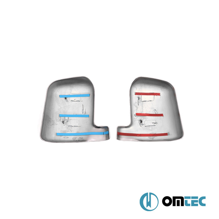 Ayna Kapağı 2 Prç. Abs Saten Krom - Ford Tourneo Connect - MVN P65 PRE - FL - (2002 - 2009)