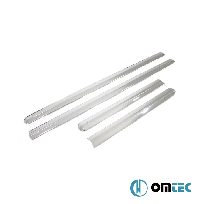 Yan Kapı Çıtası 4 Prç. Paslanmaz Çelik (Parlak) - Ford Transit Connect - MVN P65 - (2002 - 2014)