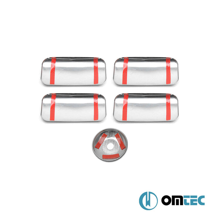 Kapı Kolu 4 Kapı 5 Prç. Paslanmaz Çelik (Parlak) - Ford Transit - VAN FA - (2000 - 2014)