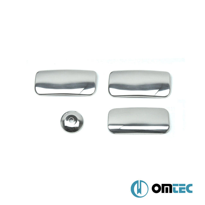 Kapı Kolu 3 Kapı 4 Prç. Paslanmaz Çelik (Parlak) - Ford Transit - VAN FA - (2000 - 2014)