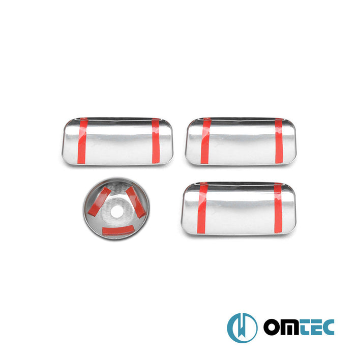 Kapı Kolu 3 Kapı 4 Prç. Paslanmaz Çelik (Parlak) - Ford Transit - VAN FA - (2000 - 2014)