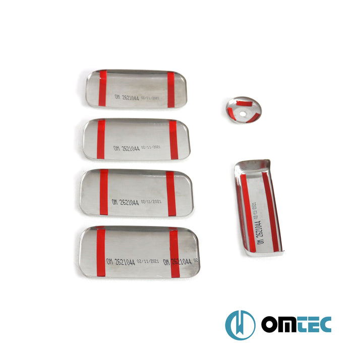 Kapı Kolu 5 Kapı 6 Prç. Paslanmaz Çelik (Parlak) - Ford Transit - VAN FA - (2000 - 2014)