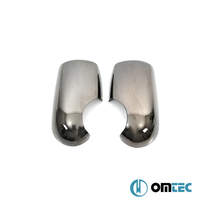 Ayna Kapağı 2 Prç. Abs Siyah Krom - Ford Transit - VAN FA -  (2000 - 2014)