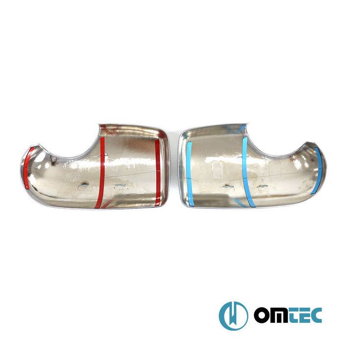 Ayna Kapağı 2 Prç. Abs Saten Krom - Ford Transit - VAN FA - (2000 - 2014)