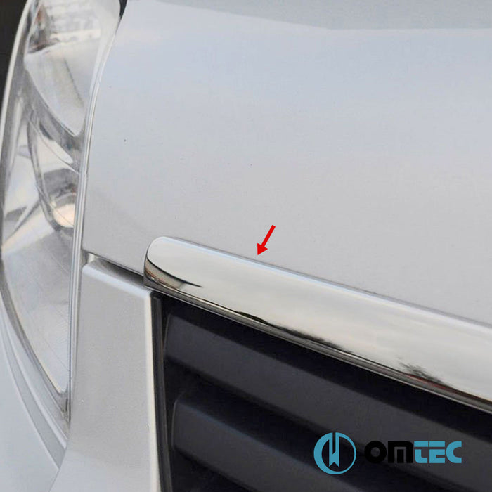 Kaput Çıtası Paslanmaz (Parlak) - Ford Transit Connect - MVN P65 FL II - (2009 - 2014)