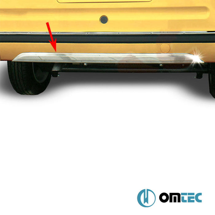 Arka Tampon Çıtası Paslanmaz (Parlak) - Ford Transit Connect - MVN P65 FL II - (2009 - 2014)