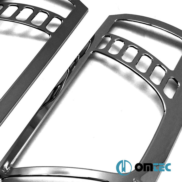 Stop Çerçevesi 2 Prç. ABS Siyah Krom - Ford Tourneo Connect - MVN P65 FL - (2009 - 2014)