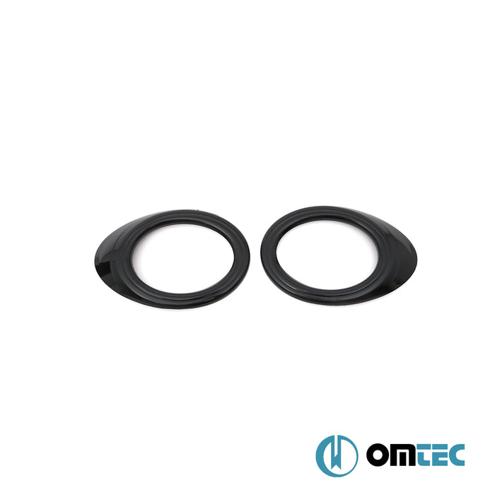 Sis Farı Çerçevesi 2 Prç. Piano Siyah - Ford Transit Connect - MVN P65 - (2002 - 2014)