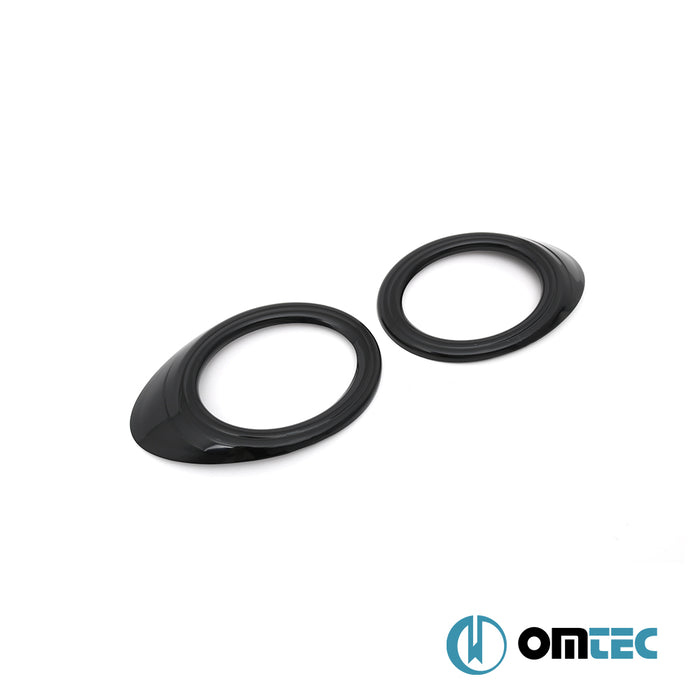 Sis Farı Çerçevesi 2 Prç. Piano Siyah - Ford Transit Connect - MVN P65 - (2002 - 2014)