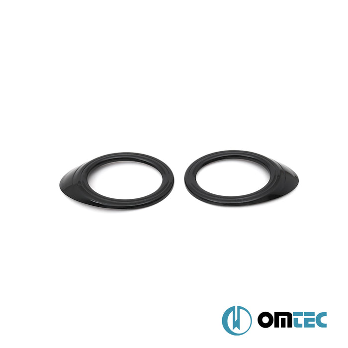 Sis Farı Çerçevesi 2 Prç. Piano Siyah - Ford Tourneo Connect - MVN P65 - (2002 - 2014)