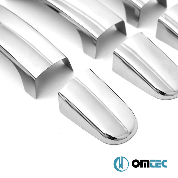 Kapı Kolu 4 Kapı 9 Prç. Paslanmaz Çelik (Parlak) - Ford Transit - VAN MK7 - (2014 - )