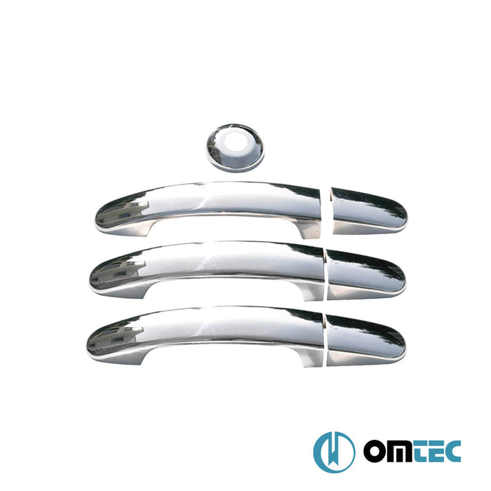 Kapı Kolu 3 Kapı 7 Prç. Paslanmaz Çelik (Parlak) - Ford Tourneo Custom - VAN V362 - (2013 - 2023)