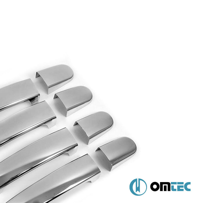 Kapı Kolu 4 Kapı 8 Prç. Paslanmaz Çelik (Parlak) - Ford Transit - VAN MK7 - (2014 - )