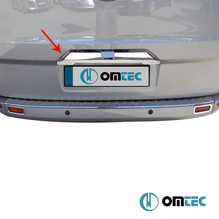 Bagaj Çıtası Paslanmaz Çelik (Parlak) (Tek Kapı - Kameralı) - Ford Tourneo Custom - VAN V362 - (2013 - 2023)