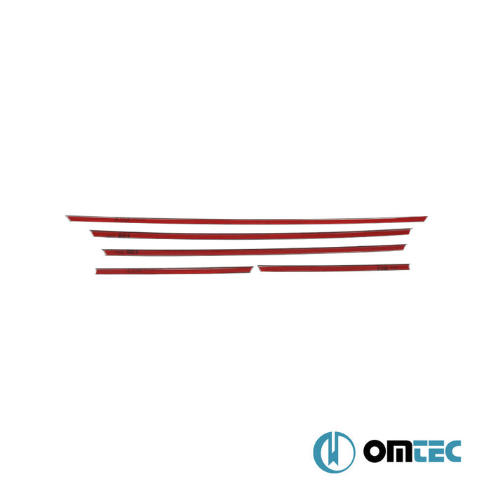 Ön Tampon Çıtası 5 Prç. P.Çelik (Parlak) - Ford Tourneo Custom - VAN V362 PRE - FL - (2013 - 2018)