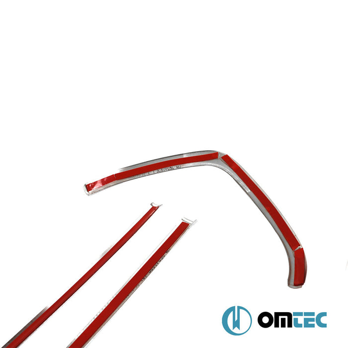 Ön Panjur Çerçevesi 4 Prç. P.Çelik (Parlak) - Ford Tourneo Custom - VAN V362 FL - (2018 - 2023)