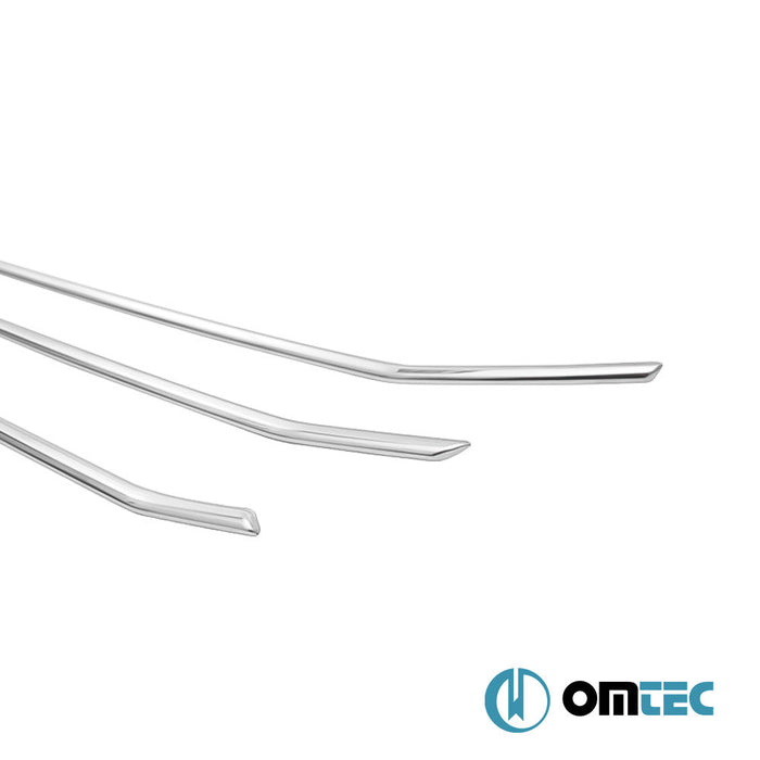 Ön Panjur 4 Prç. P.Çelik (Parlak) - Ford Tourneo Custom - VAN V362 FL - (2018 - 2023)