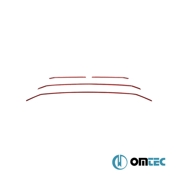 Ön Panjur 4 Prç. P.Çelik (Parlak) - Ford Tourneo Custom - VAN V362 FL - (2018 - 2023)