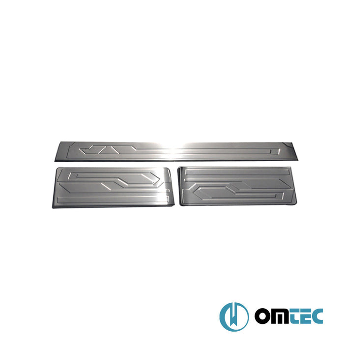 Norm Kapı Eşiği 3 Prç. Paslanmaz Çelik (Parlak) - Ford Tourneo Custom - VAN V362 - (2013 - 2023)