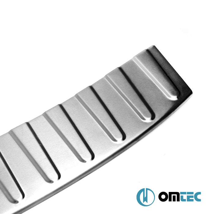 Arka Tampon Eşiği Paslanmaz Çelik (Siyah - Taşlı) - Ford Tourneo Custom - VAN V362 - (2013 - 2023)