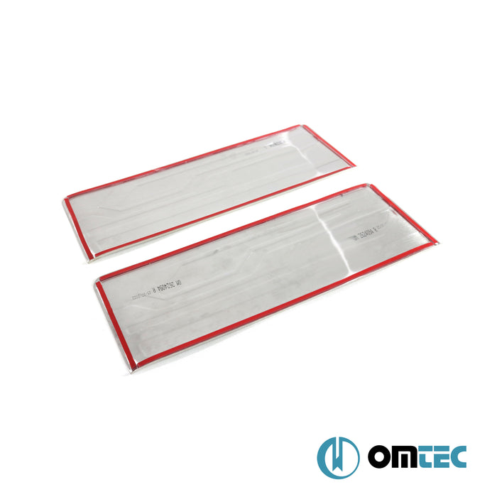 Kapı Eşiği 2 Prç. Paslanmaz Çelik - Ford Tourneo Custom - VAN V362 - (2013 - 2023)