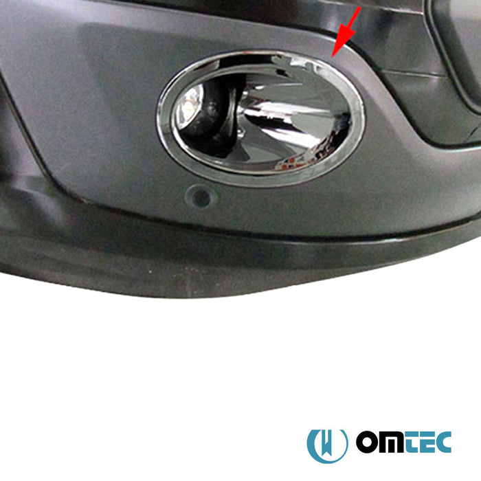 Sis Farı Çerçevesi 2 Prç. ABS Krom - Ford Tourneo Custom - VAN V362 PRE - FL - (2013 - 2018)