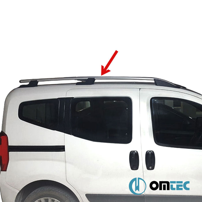 Portbagaj Tavan Çıtası (Sport) Gri 2 Prç. Alu. (L2) - Ford Transit Custom - VAN V362 - (2013 - 2023)