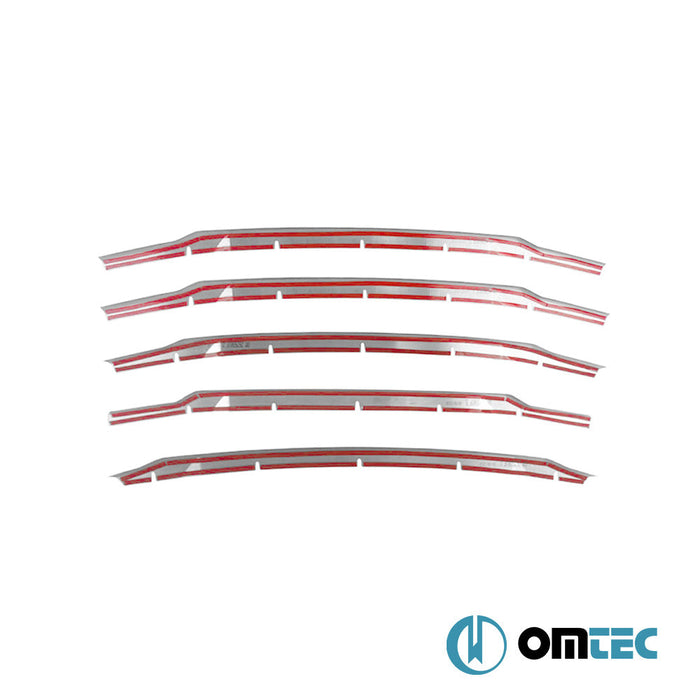 Ön Panjur 5 Prç. P.Çelik (Parlak) - Ford Tourneo Courier - MVN I FL - (2018 - )