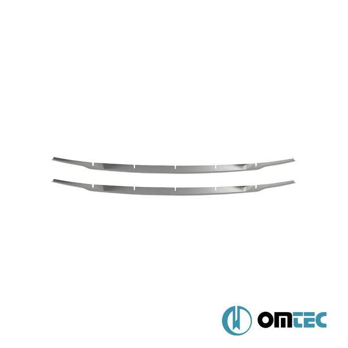 Ön Tampon Çıtası 2 Prç. P.Çelik (Parlak) - Ford Tourneo Courier - MVN I FL - (2018 - )