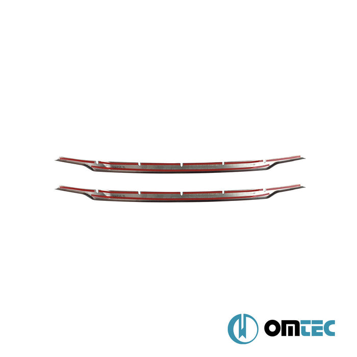 Ön Tampon Çıtası 2 Prç. P.Çelik (Parlak) - Ford Tourneo Courier - MVN I FL - (2018 - )